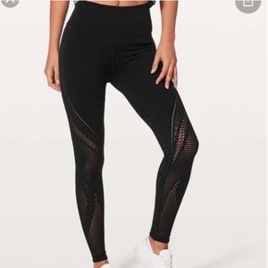 Lululemon Seamless reveal leggings with perforated detail